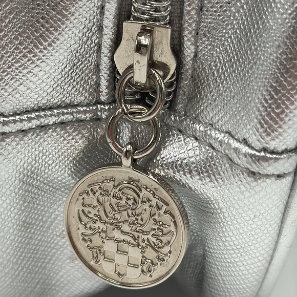 Vince Camuto Silver Cosmetic Bag 5”x 6” - Picture 8 of 13